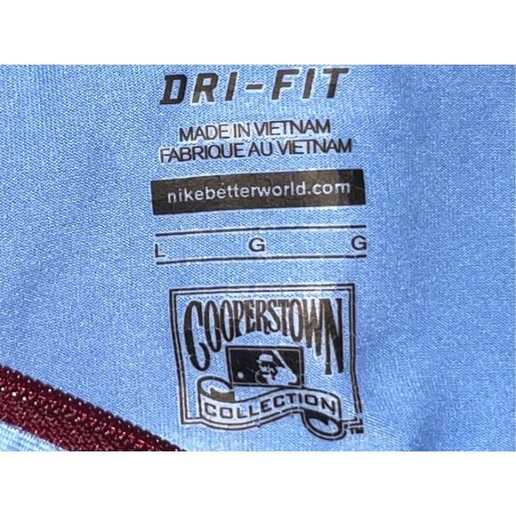 ⚾️ Nike Philadelphia Phillies 80s Cooperstown Collection Rewind Jacket Large - Picture 3 of 6